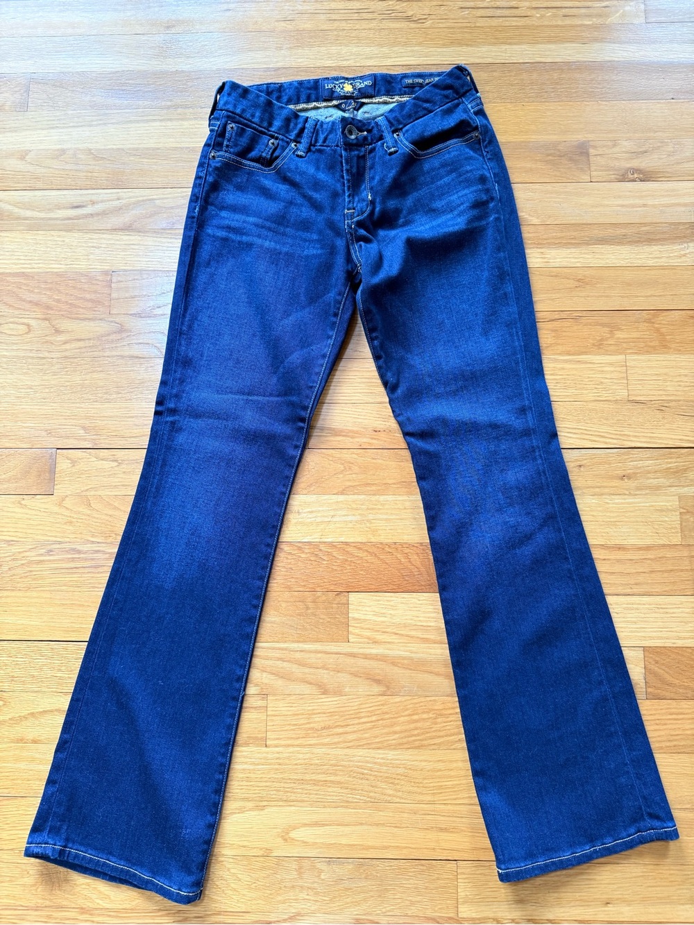Lucky Brand Women's Dark Blue Flare Jeans